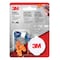 3M Tekk Protection 3M 25 dB PVC Earplugs Blue/Orange 1 pk 90586H1-DC - alternate 1
